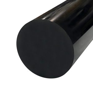 Uretano Negro K-600A - Barra Redonda | 3-1/2" x 24"