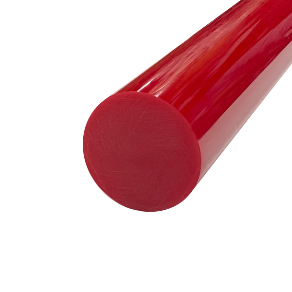 Uretano Rojo K-950A - Barra Redonda | 1 - 1/2" x 36"