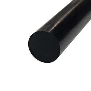Uretano Negro K-600A - Barra Redonda | 1 - 1/2" x 24"